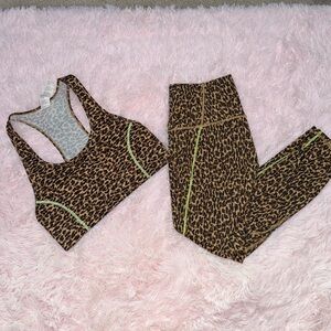 Fabletics cheetah set